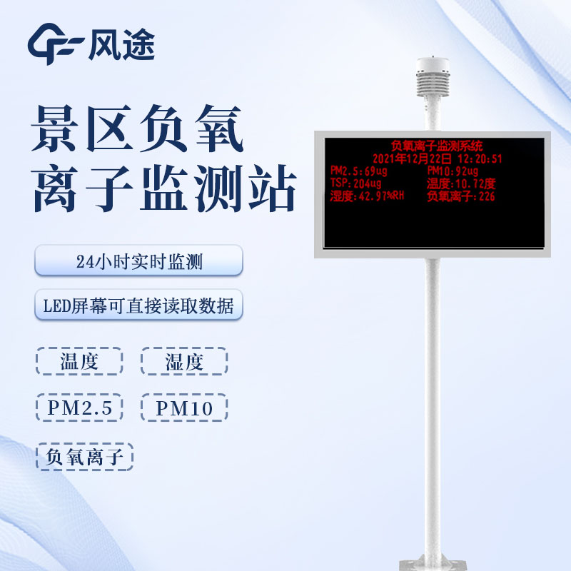 負(fù)氧離子在線監(jiān)測儀：從參數(shù)監(jiān)測到遠(yuǎn)程管理，多場景適配的監(jiān)測設(shè)備